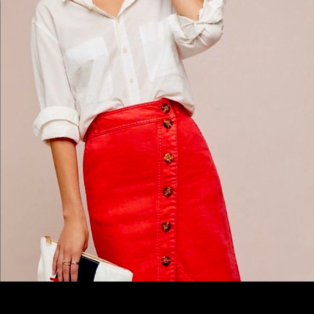 Anthropology Building 18 Pencil Skirt